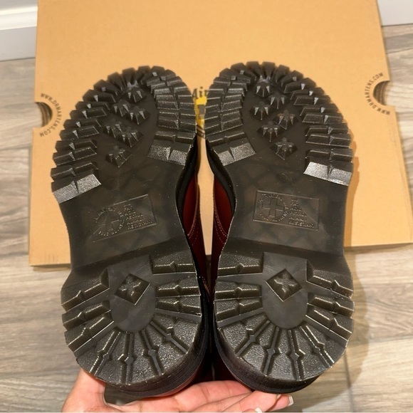 New Size 9 Dr. Martens Jadon Abruzzo Faux Fur Lined Lug Combat Boot - Picture 6 of 7